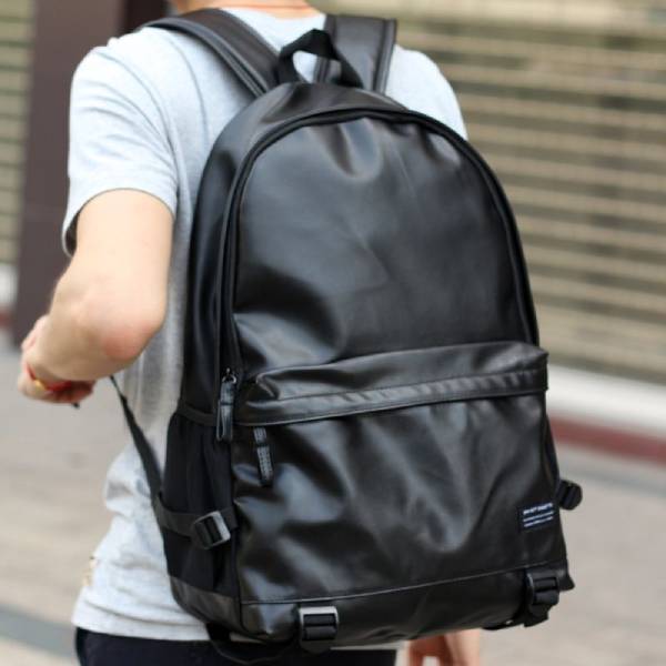 mini leather backpack for men