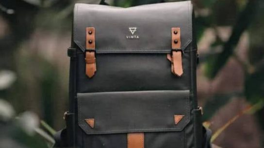 mini leather backpack for men