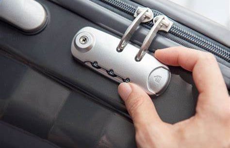 how to unlock a 3-digit combination lock suitcase