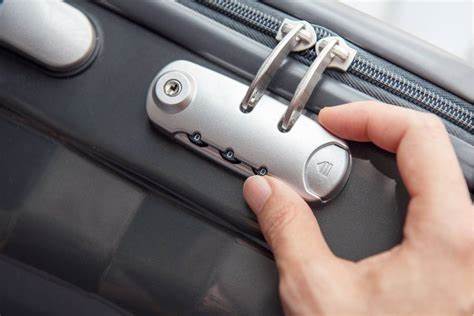 how to unlock a 3-digit combination lock suitcase