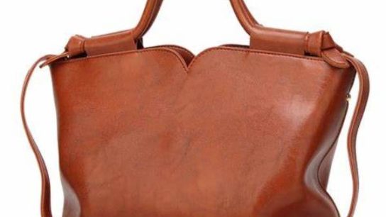 leather tote bag