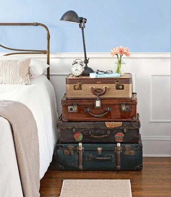 vintage old suitcase ideas