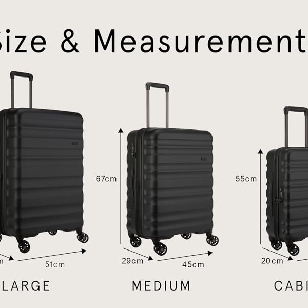 standard suitcase dimensions