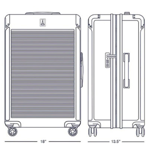 standard suitcase dimensions