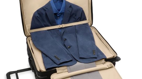 how to pack a suit in a suitcase